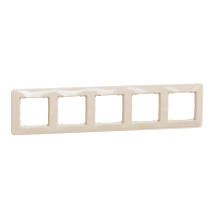 Rėmelis penkiagubas dramblio kaulo spalvos SEDNA DESIGN - SCHNEIDER ELECTRIC