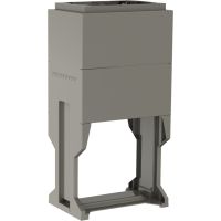 Cokolis skydui įkasamas 930x460x320 FD 00 DIN 00 RAL7039 - EMITER