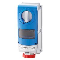 Lizdas CEE vertikalus 5P 16A  PLE sunkiom sąlygom 400V IP66 6h su kirtikliu be dėžės - GEWISS