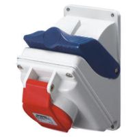 Lizdas CEE į/l 5P 32A 400V IP44 6h su kirtikliu - GEWISS