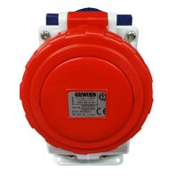 Lizdas CEE į/l 5P 16A 400V IP55 6h su kirtikliu - GEWISS