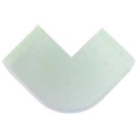 Kampas išorinis 20x20 PLFAE baltas RAL9010 - PROTEC