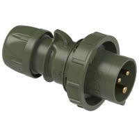 Kištukas CEE a/k 3P 16A 230V 6h IP67 žalias SHARK - PCE