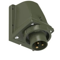 Kištukas CEE v/t 3P 16A 230V 6h IP67 žalias kampinis - PCE