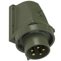 Kištukas CEE v/t 5P 32A 400V 6h IP67 žalias kampinis - PCE