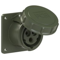 Lizdas CEE į/l 3P 16A 230V 6h IP67 žalias [75x75] - PCE