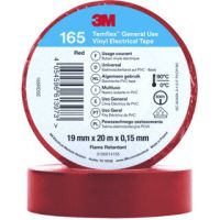 Izoliacija 19mmx20m raudona nuo 0C iki 90C Temflex 165 - 3M