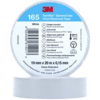 Izoliacija 19mmx20m balta nuo 0C iki 90C Temflex 165 - 3M