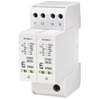 Apsauga viršįtampių 4P C+D 20kA 2+3 tipo ETITEC CM T23 275/20 4+0 - ETI