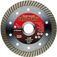 Diskas pjovimo deimantinis 125/22.2mm plytelėms, plytoms, akmeniui SLIM-FAST - DIEWE