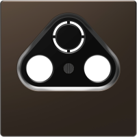 Dangtelis TV/SAT lizdui 2/3 skylių Mocca spalvos System Design - SCHNEIDER ELECTRIC