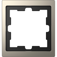 Rėmelis viengubas metalinis nikelio spalvos D-Life System Design - SCHNEIDER ELECTRIC