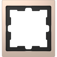 Rėmelis viengubas metalinis šampano spalvos D-Life System Design - SCHNEIDER ELECTRIC