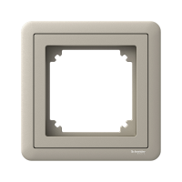 Rėmelis viengubas metalo spalvos Exxact Combi - SCHNEIDER ELECTRIC