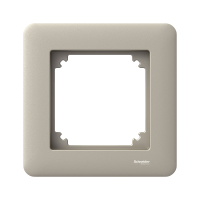 Rėmelis viengubas metalo spalvos Exxact Primo - SCHNEIDER ELECTRIC