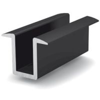 Laikiklis saulės moduliui, tarpinis 30-31mm juodas Solo MidClamp - K2 SYSTEMS