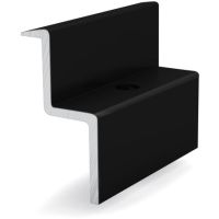 Laikiklis saulės moduliui, galinis 30-31mm juodas Solo EndClamp - K2 SYSTEMS