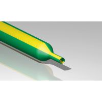 Vamzdelis termosusitraukiantis be klijų 80.0-41.0mm geltonai žalias L-5m - CIMCO
