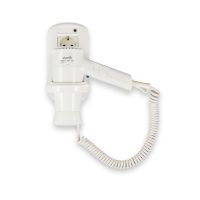 Džiovintuvas plaukų rankinis šaltas/0.6/1.2kW 2 greičių 230V su laikikliu ir SCHUKO lizdu baltas HFTW 12 S - STARMIX