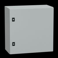 Skydas v/t 500x500x250 IP66 metalinis su montažine plokšte CRN Spacial - SCHNEIDER ELECTRIC