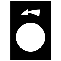 Lentelė markiravimo 30x40 mygtukui 22mm juoda "Rodyklė į kairę" Harmony [10] - SCHNEIDER ELECTRIC