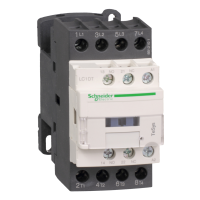 Kontaktorius 4P 20A 24V DC 1no+1nc LC1D TeSys - SCHNEIDER ELECTRIC