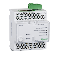 Tinklo sąsaja-serveris Gateway EGX150 RS485 Modbus RTU RJ45 24V DC Link150 EnerlinX - SCHNEIDER ELECTRIC