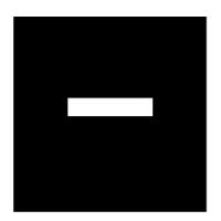 Plokštelė mygtukui juoda "-" 38TQ18 - EATON