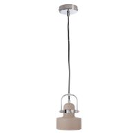 Šviestuvas pakabinamas 1x25W E27 D-140mm H-199mm betoninis pilkas su 1.5m pakabinimo laidu PAVONIS - DEKO LIGHT