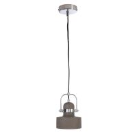 Šviestuvas pakabinamas 1x25W E27 D-140mm H-199mm betoninis tamsiai pilkas su 1.5m pakabinimo laidu PAVONIS - DEKO LIGHT