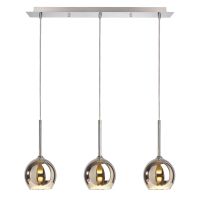 Šviestuvas pakabinamas 3x28W G9 D-135mm stiklas chromo spalvos su 1.2m pakabinimo laidu BUNDA - DEKO LIGHT