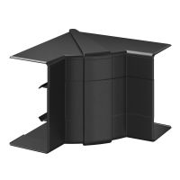 Kampas vidinis 53x100 paslankus Rapid 45-2 be halogenų juodas RAL9005 GK-IH53100LSW - OBO BETTERMANN