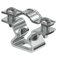 Apkaba 14-17mm kabelių ir vamzdžių tvirtinimui su skyle ASL 733 17 ALU - OBO BETTERMANN