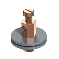 Gnybtas įžeminimo 1/2" nikeliuoto žalvario 928 - OBO BETTERMANN