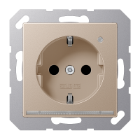 Lizdas p/t SCHUKO su apšvietimu šampaninės spalvos A - JUNG