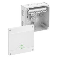 Dėžutė v/t [152x152x80] IP66 su gnybtais 5x10mm2 balta be halogenų Abox100-10/w - SPELSBERG