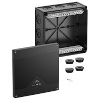 Dėžutė v/t [252x252x120] IP66/67/69 su gnybtais 5x35mm2 juoda be halogenų AboxPro350-35/sw - SPELSBERG