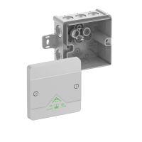 Dėžutė v/t [87x87x52] IP66 tuščia pilka be halogenų su tvirtinimo auselėmis Abox025AB-L - SPELSBERG