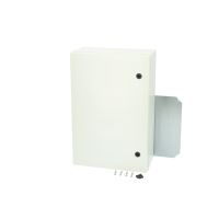 Spinta v/t [600x400x210] IP66 plastikinė su montažine plokšte tuščia 2 užraktų pilkos spalvos ARCA 604021 - FIBOX