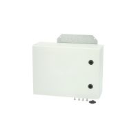 Spinta v/t [300x400x150] IP66 plastikinė su montažine plokšte tuščia 2 užraktų pilkos spalvos ARCA 304015 - FIBOX