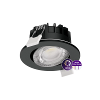 Šviestuvas į/l LED 6W IP20/65 2700/3000/4000K 550lm D-68mm H-43mm reguliuojamas dimeriuojamas 40 laipsniu juodos spalvos RS071B Ledinaire Clear Accent - PHILIPS