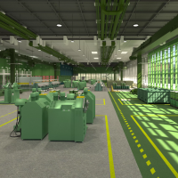 Gaubtas LED pakabinamam šviestuvui D-382mm H-153mm aliuminis BY020Z G2 ALU Ledinaire High-bay - PHILIPS