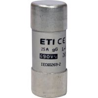 Saugiklis 25A 22x58mm gG 690V AC CH22 cilindrinis - ETI