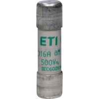 Saugiklis 0,16A 10x38mm aM 500V AC CH10 cilindrinis - ETI