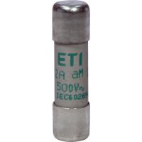 Saugiklis 2A 10x38mm aM 500V AC CH10 cilindrinis - ETI