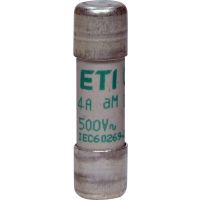 Saugiklis 4A 10x38mm aM 500V AC CH10 cilindrinis - ETI