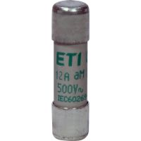 Saugiklis 12A 10x38mm aM 500V AC CH10 cilindrinis - ETI