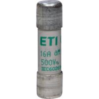 Saugiklis 16A 10x38mm aM 500V AC CH10 cilindrinis - ETI