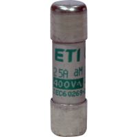 Saugiklis 25A 10x38mm aM 400V AC CH10 cilindrinis - ETI