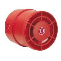 Sirena garsinė 28V DC IP65 32 tonų raudona - WERMA